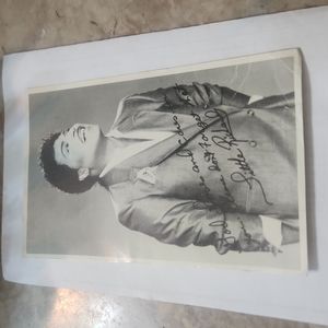 VINTAGE LITTLE RICHARD SIGNED PHOTOGRAPH POSTCARD